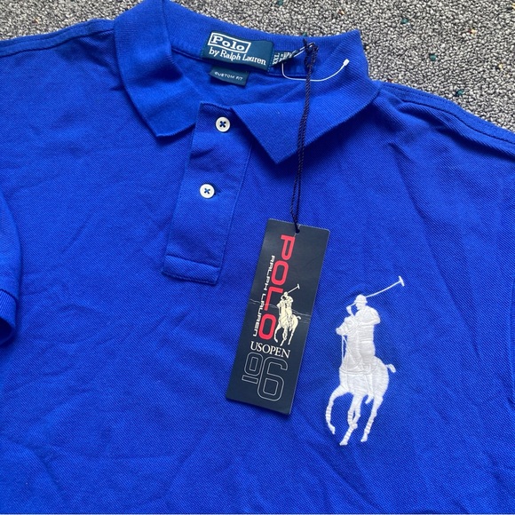 VTG POLO Ralph Lauren 2006 Tennis US Open Short Sleeve Active Shirt  XXL NEW - Picture 7 of 11